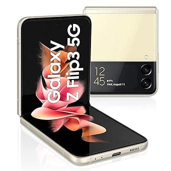 Samsung Galaxy Z Flip3 5G (Cream, 8GB RAM, 128GB Storage) with No Cost EMI